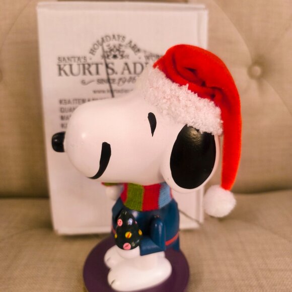 Peanuts Kurt Adler Snoopy Nutcracker Vintage style - Picture 2 of 6